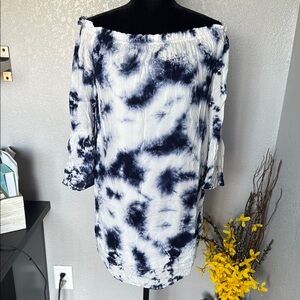 Knox Rose Off-Shoulder Tie-Dye Dress
